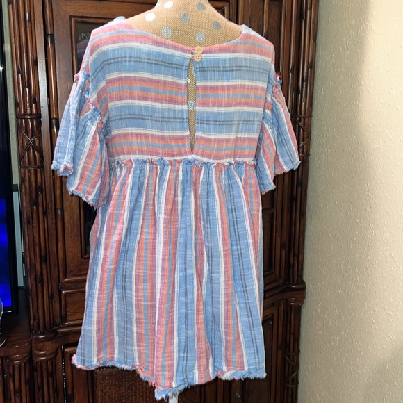 Free People stripped boho western dress 👗 XS - Picture 6 of 8